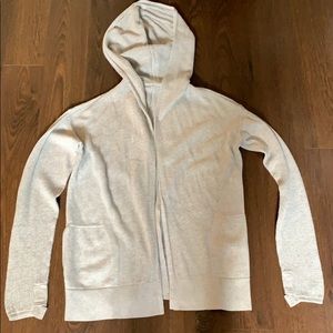 Lululemon Athletica hooded sweater, cut-out back